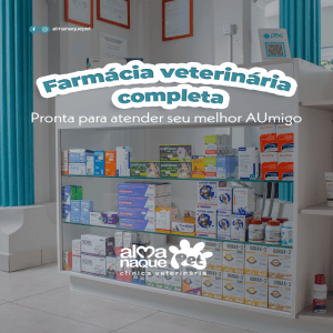 Farmácia veterinária completa em Poços de Caldas: conheça a estrutura da Almanaque Pet